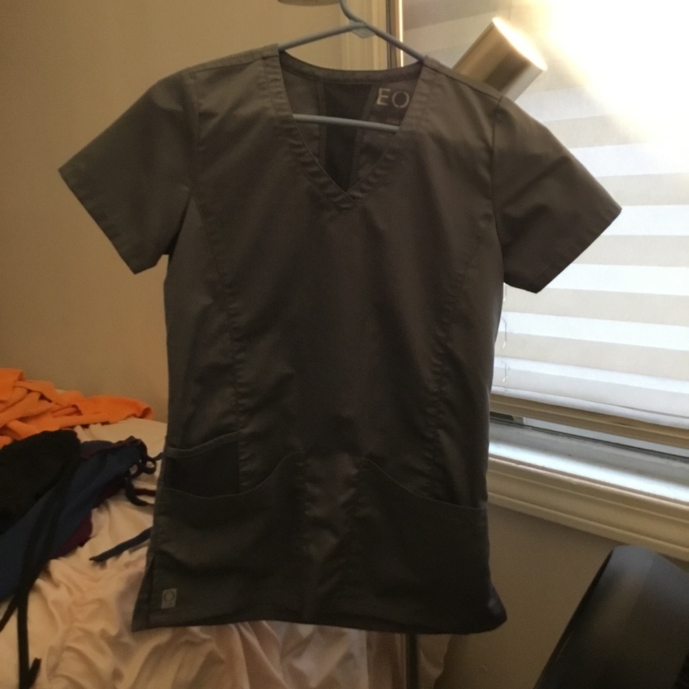 Pewter Maevn Eon Scrub Top